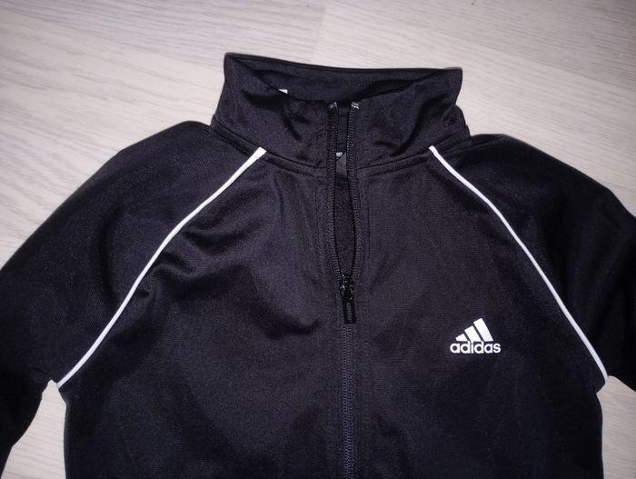 Veste nylon noir Adidas T. 7- 8 ans - photo numéro 2