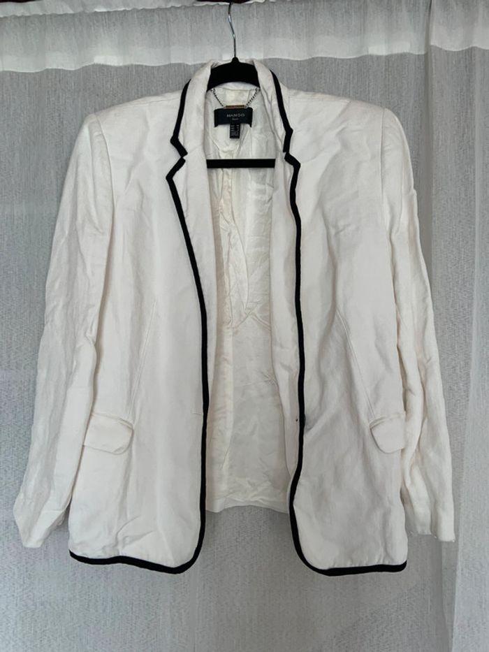 Blazer Mango blanc - photo numéro 1