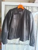 Blouson cuir moto