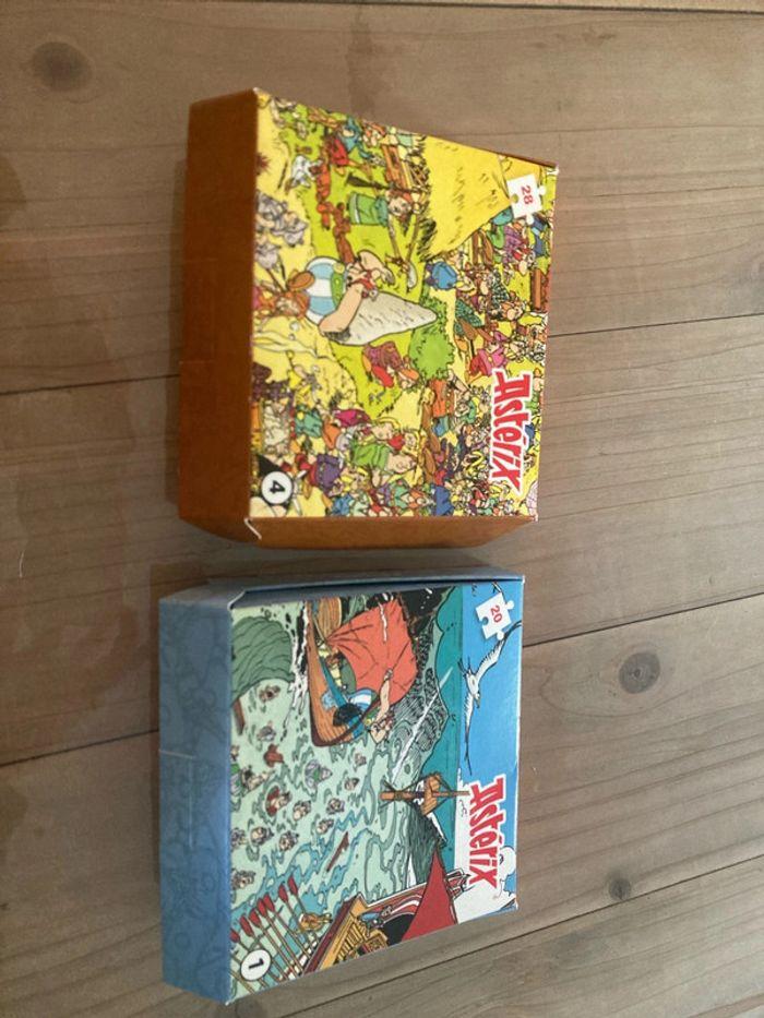 Lot de deux petits puzzle Astérix - photo numéro 1