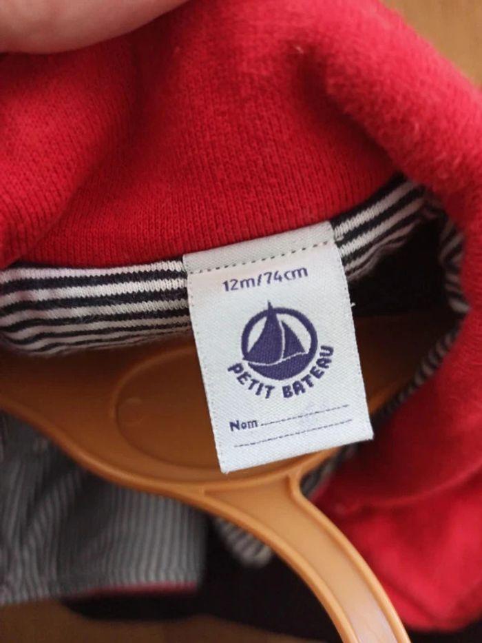 Manteau petit bateau 12 mois tbe - photo numéro 4