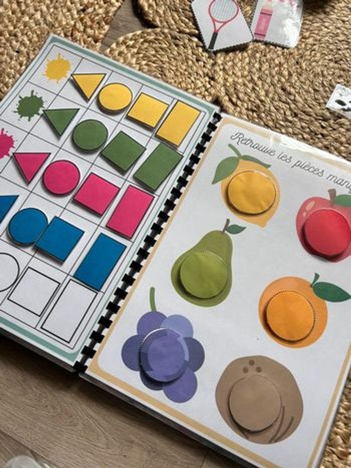 Livret d’activités des couleurs Montessori avec pièces à scratch - photo numéro 6