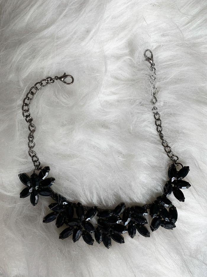 Collier noir à diamants - photo numéro 4