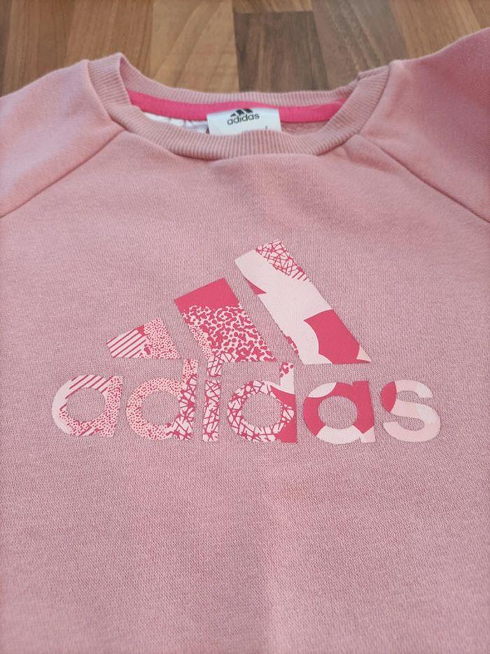 Pull rose adidas 3 ans - photo numéro 3