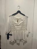 Blouse transparente abercrombie