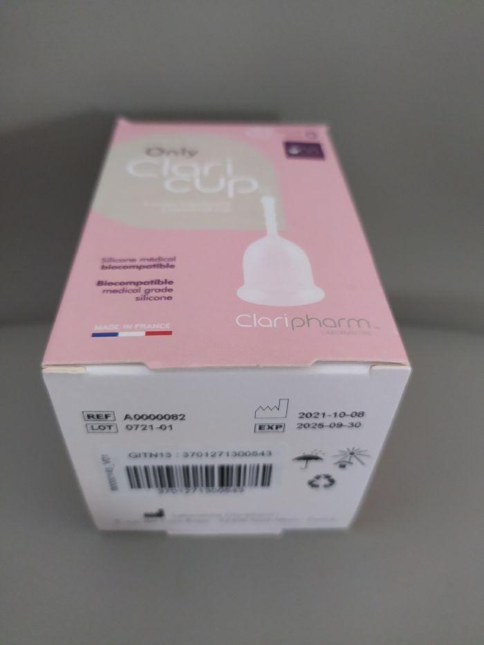 Coupe menstruelle Only Claricup Claripharm taille 0 neuve scellée - photo numéro 5