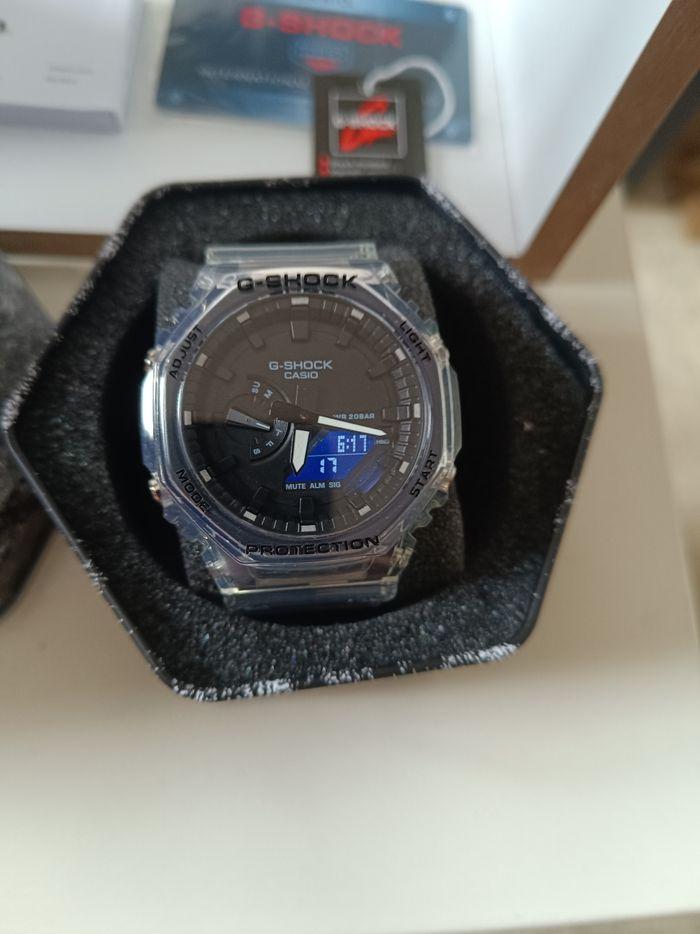 G-Shock Casio montre Transparente cadran noir Neuve - photo numéro 7