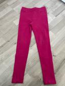 Pantalon Legging long rose tissaia 8 ans