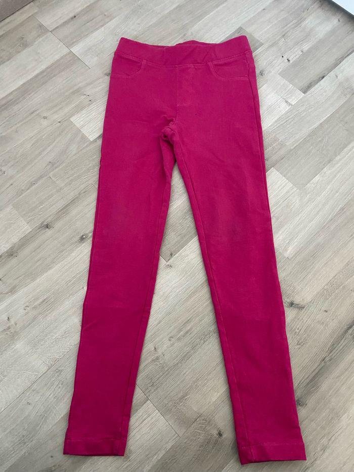 Pantalon Legging long rose tissaia 8 ans - photo numéro 1