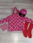 Lot ski 8 ans manteau casque chaussettes