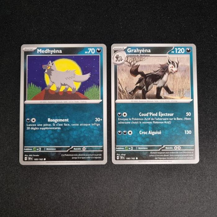 Cartes Pokemon : Familles Grahyéna - Forces Temporelles - photo numéro 1