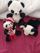 lot peluches pandas