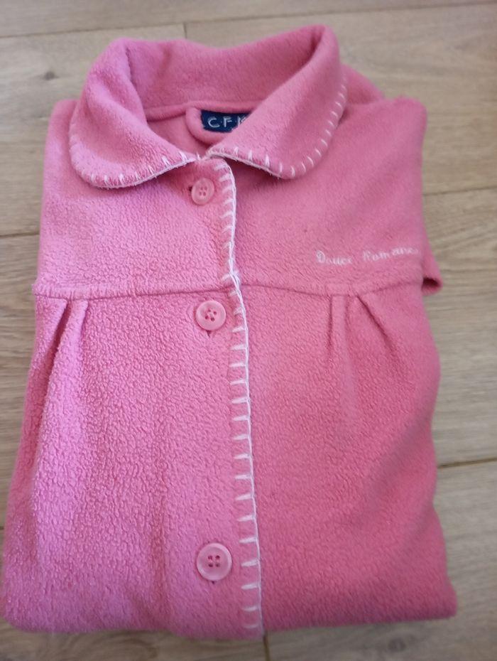 Robe de chambre rose  10 ans  fille