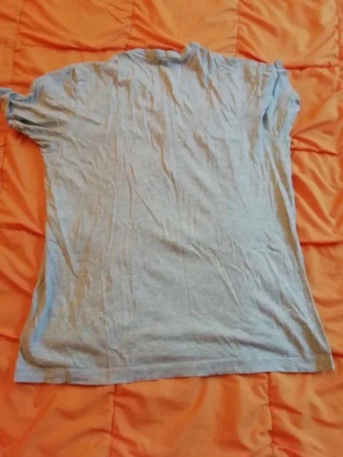 Tee shirt Tex man gris Taille M col en V - photo numéro 2