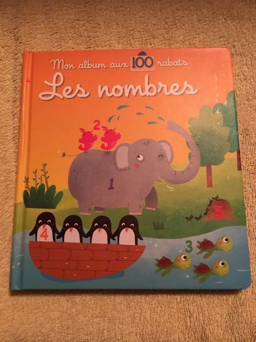 Mon album aux 100 rabats : les nombres - NEUF - à partir de 3/4 ans - photo numéro 1