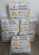 Lot de 6 paquets de couches Biolane taille 1 soit 168 couches