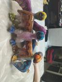 Lot 4 peluches dinosaure