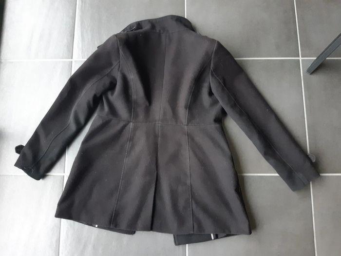 Manteau noir Promod - Boutons à recoudre - photo numéro 5