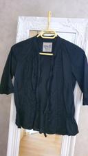 Chemise esprit noire manche 3/4