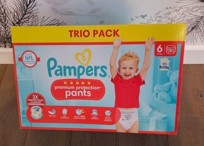 Trio Pack Pants Pampers Premium Protection Taille 6 - 15+ kg - photo numéro 5