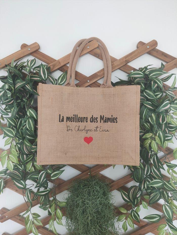 Sac en toile de jute Mamie - photo numéro 8