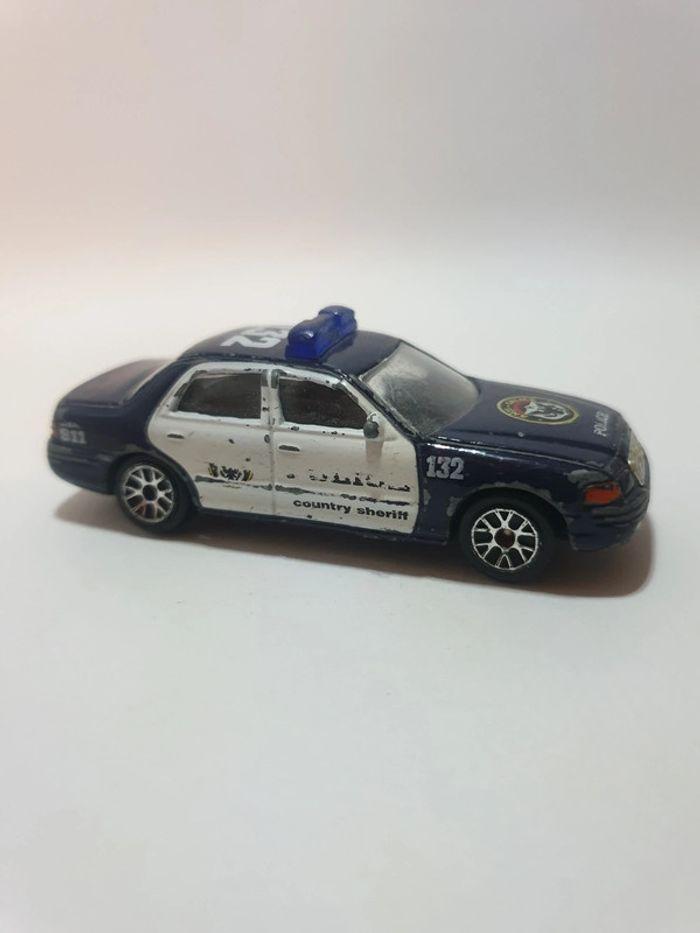 RealToy Ford Crown Victoria Police Anti Crime 132 Bleu/Blanc - photo numéro 4