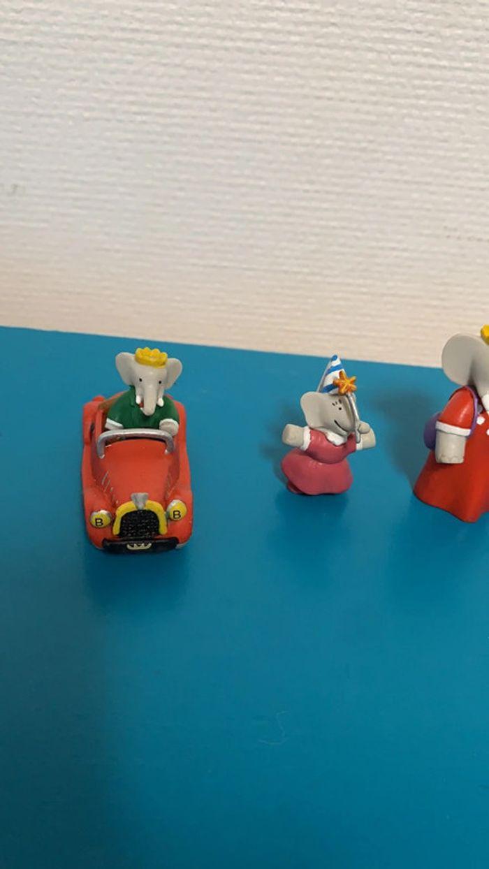 Lot de 4 Personnages babar - photo numéro 2