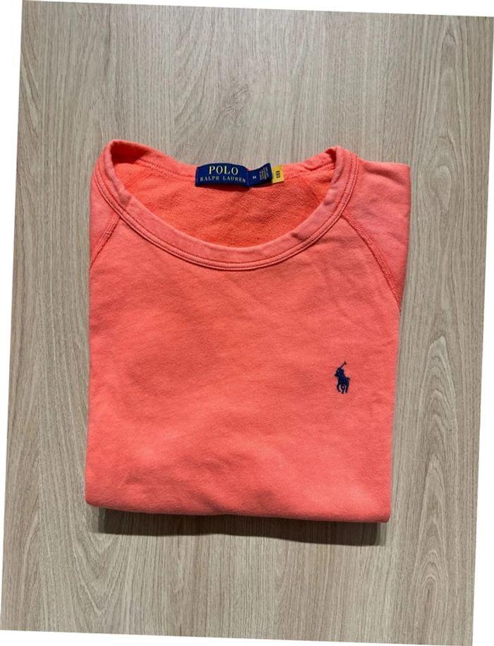 Pull Ralph Lauren Corail Taille M Authentique - photo numéro 1