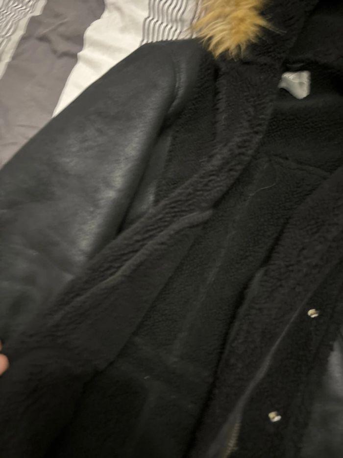 Manteau noir asos taille l - photo numéro 2