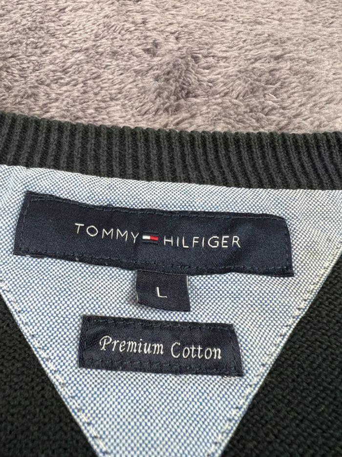 👕 Sweat Tommy Hilfiger Logo Brodé Noir Taille L 👕 - photo numéro 8