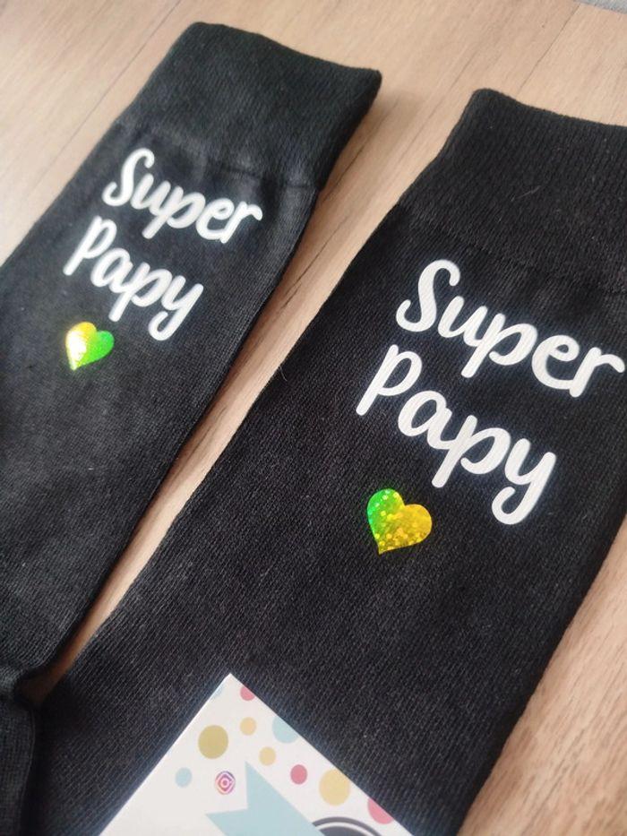 Chaussettes super papy 43 46 - photo numéro 2