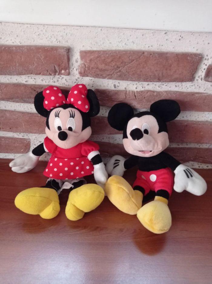 Peluche Minnie et Mickey - photo numéro 1