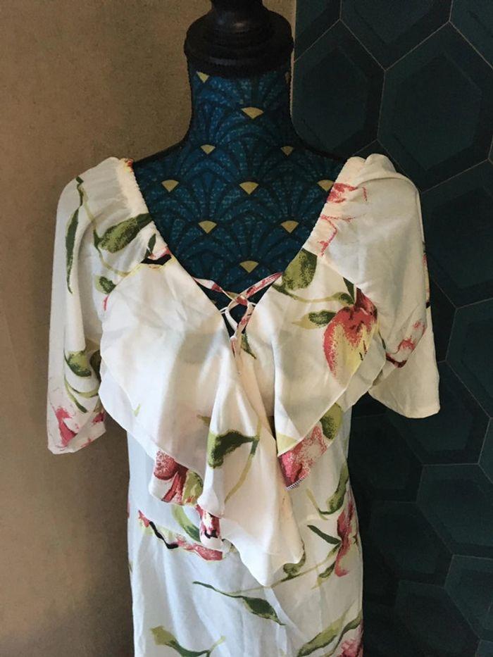 Robe été femme 46/48 motif fleurs - photo numéro 4