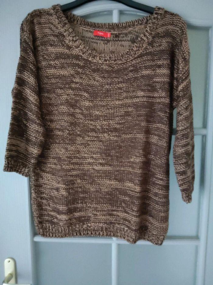 Pull marron taille 46/48