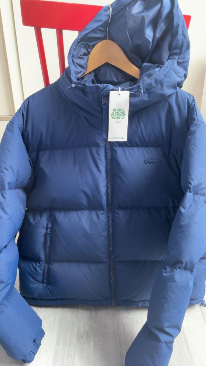 Doudoune Lacoste bleu taille L (54-FR) - photo numéro 5