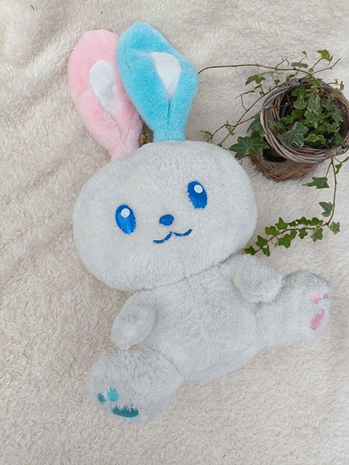 Peluche lumineuse et sonore lapin kawaii - photo numéro 1