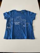 T-shirt bleu 12/18 mois