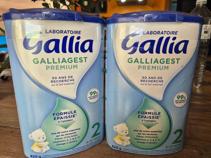 Lot de boîtes de lait Gallia galliagest 2