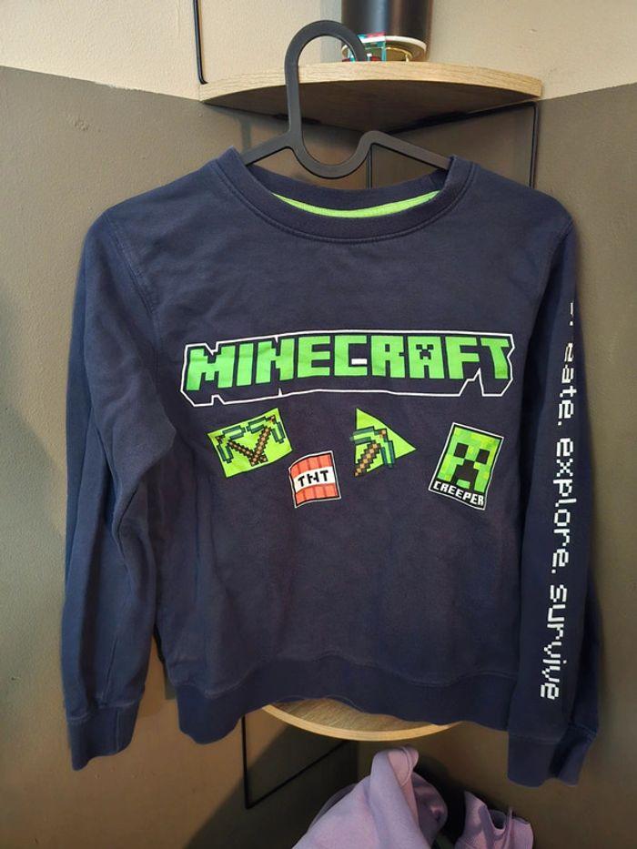 Pull minecraft taille 146/152