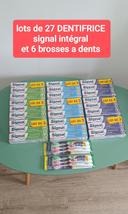 30% offerts/lots de 27 DENTIFRICES signal intégral et 6 brosses a dents 💕 ENVOI rapide