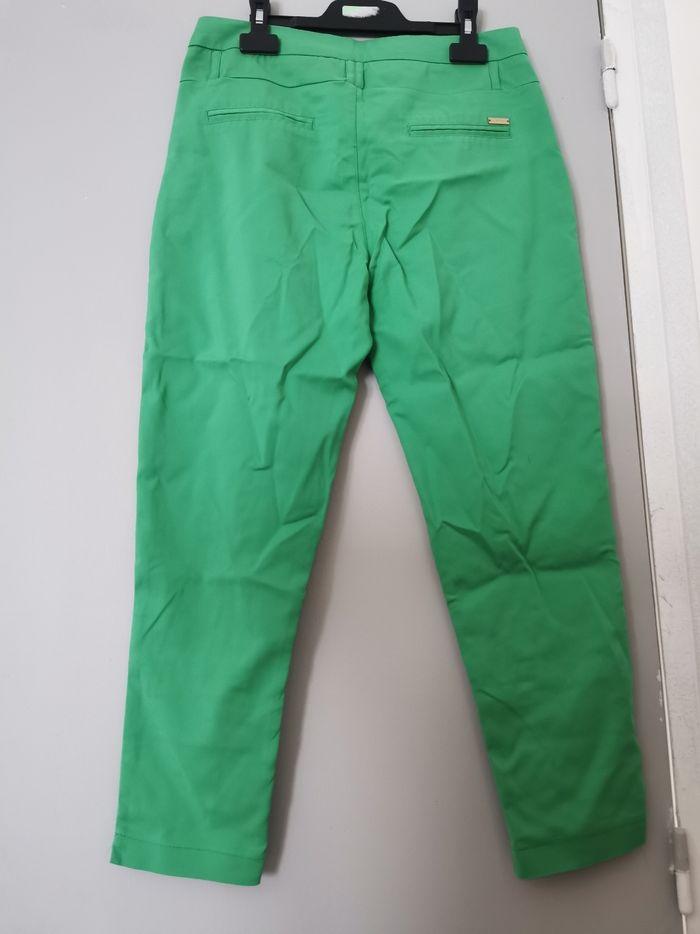 Chic&jeune pantalon vert femme 36 - photo numéro 2