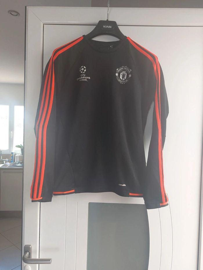 Maillot foot manchester united adidas noir - photo numéro 1