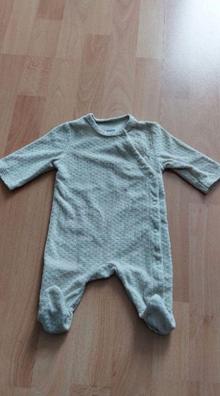 Lot de 3 pyjamas en velours pour bébé - photo numéro 3