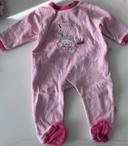 Pyjama velours épais bébé fille absorba 9 mois 71 cm