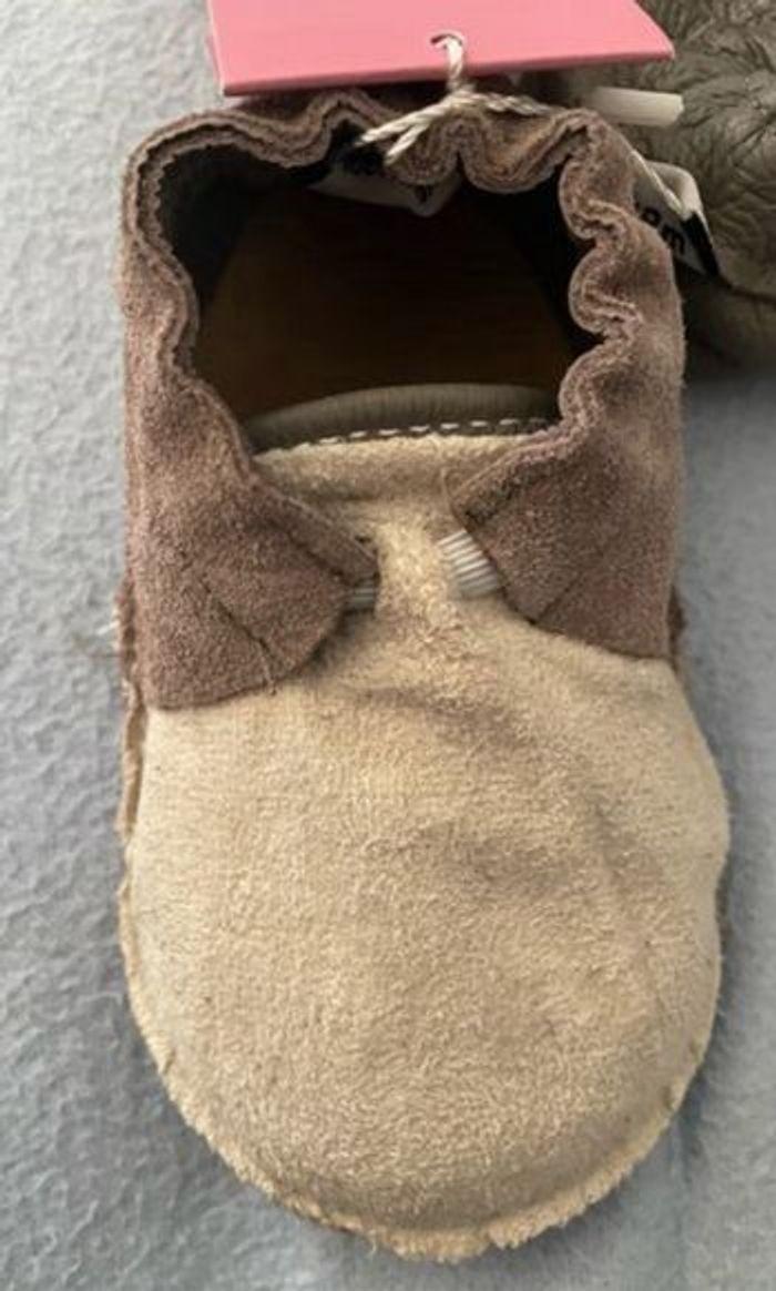 Chaussons cuir souple bébé 6-12 mois - photo numéro 4