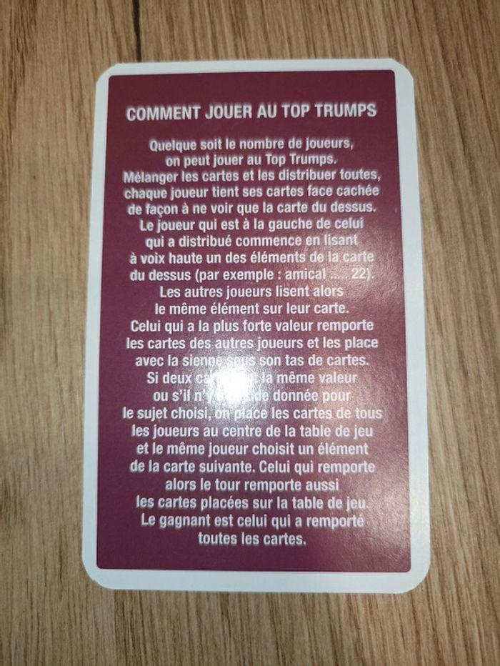 Jeu de cartes top trumps chien - photo numéro 3