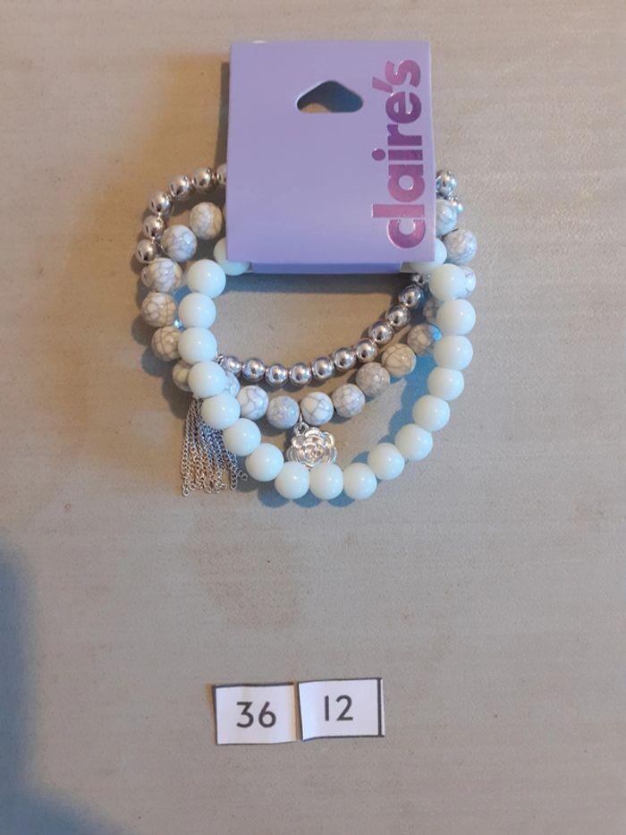 Lot de 3 bracelets en perles Claire's