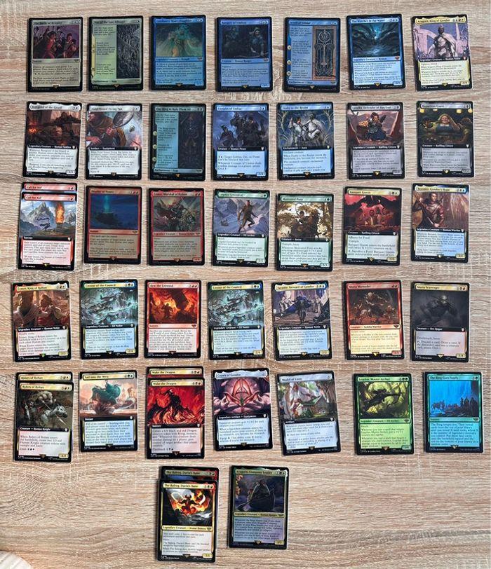 Lot de 700 cartes lord of the rings ( seigneur des anneaux) magic the gathering ENG - photo numéro 3