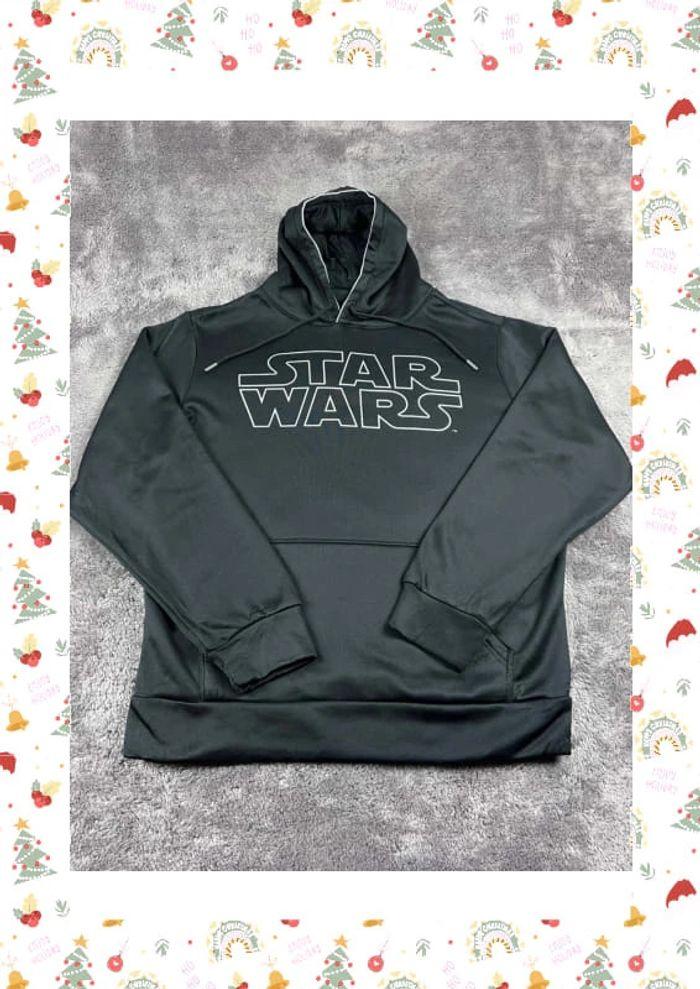 👕 Sweat à capuche Veste University Rare Vintage y2k 90s 2000s Star Wars Noir Taille M 👕 - photo numéro 1