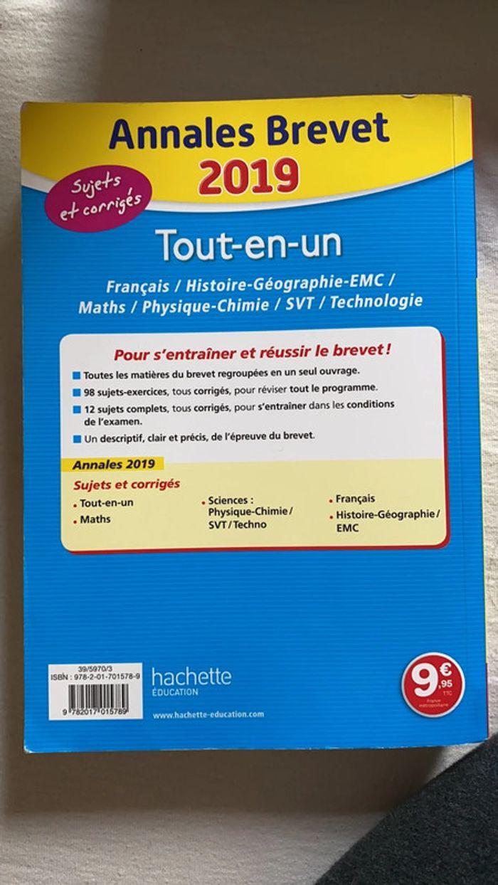 Annales brevet 2019 - photo numéro 2